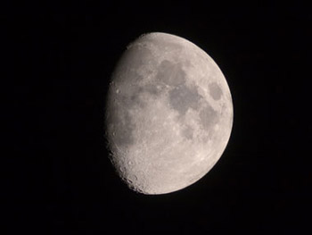 Viewing the Moon with Binoculars