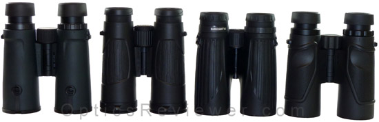 Nikon Monarch 5, Bushenll Legend Ultra HD, Leupold BX-2 Cascades and Carson 3D ED Comparison