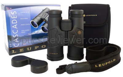 What you get with the Leupold Cascades 10X42