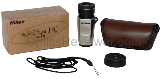 What comes with Nikon HG monocular