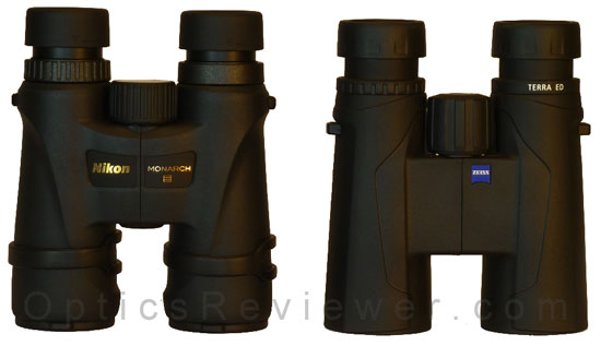 Nikon Monarch 5 ED vs Zeiss Terra ED binoculars