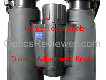 Zeiss diopter adjustment and focus