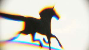 Chromatic Aberration around horse image