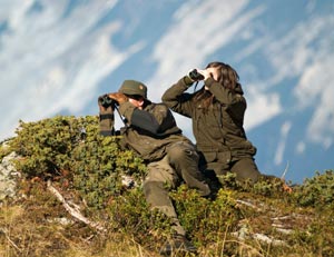 Austrians Using Binoculars