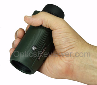 Vortex Solo Monocular held in a hand