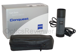 What you get with the Zeiss Monocular 6X18B DS